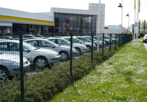 Ограждение парковки парковки автосалонов в Бугульме
