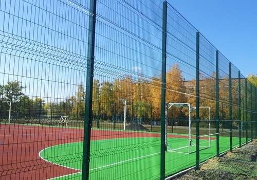 3Д забор для футбольной площадки в Бугульме