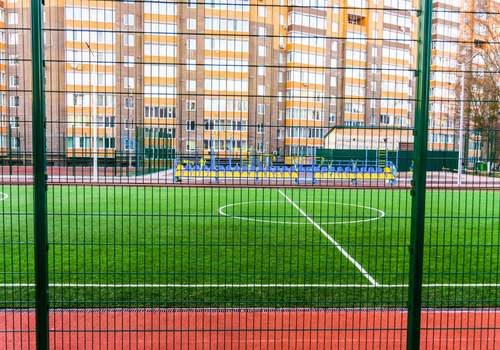 2Д забор для футбольной площадки в Бугульме