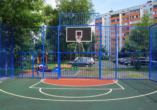 Забор Protect для баскетбольной площадки в Бугульме